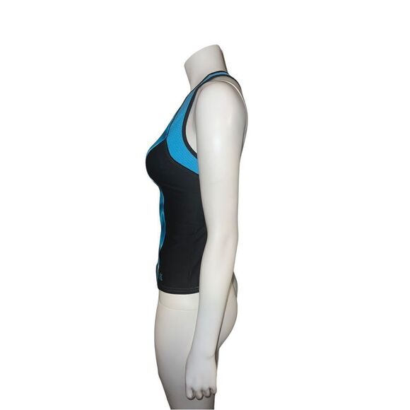 ZeroXposur Women's Tie Dye Tankini Swimsuit Top in Pacific Blue Extra Small NWT - Picture 4 of 10